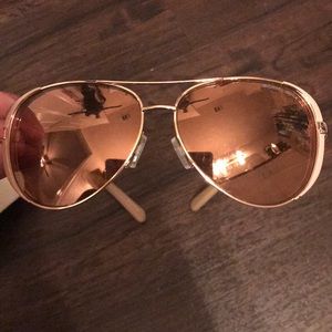 Michael Kors rose gold aviators
